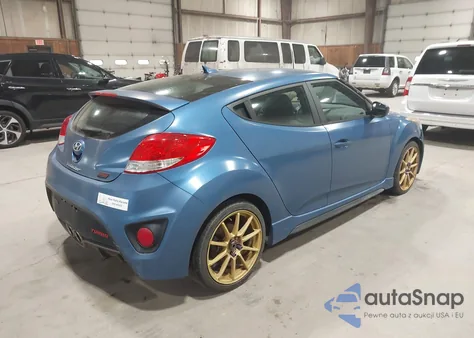 2016 Hyundai Veloster Turbo Rally Edition from USA, damaged, VIN KMHTC6AE9GU261241